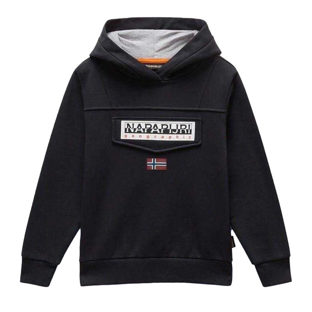 Napapijri Childrens/Kids Burgee Hoodie / Black